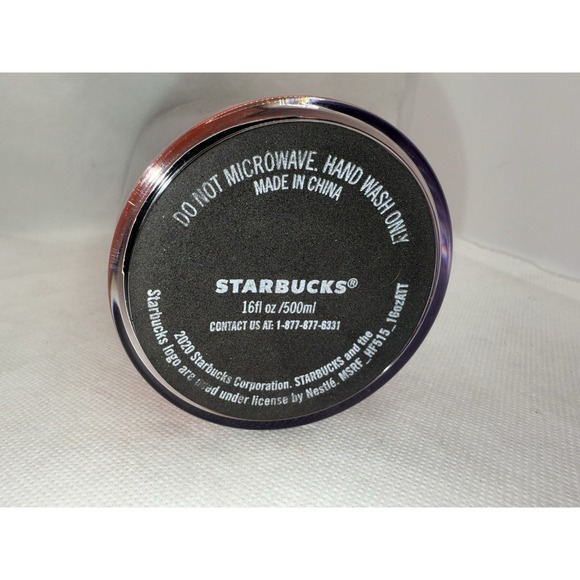 Starbucks‎ Coffee Travel Mug 16 oz 2020 Red  Cup Tumbler Screw On Snap Lid - Picture 2 of 4